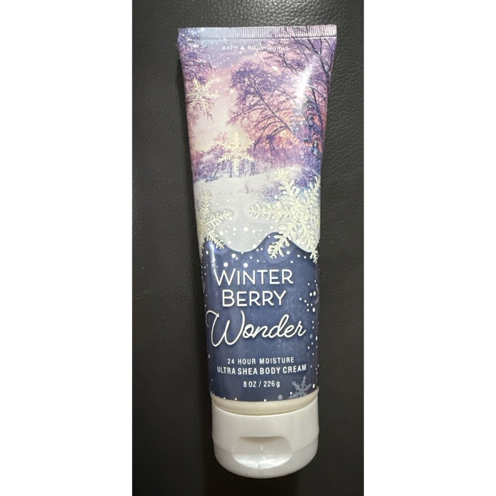 Bath & Body Works Winter Berry Wonder Ulta Shea Body Cream 8 oz New